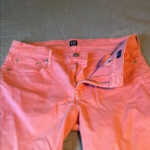 GAP High Rise Pink Jeans Slim Fit